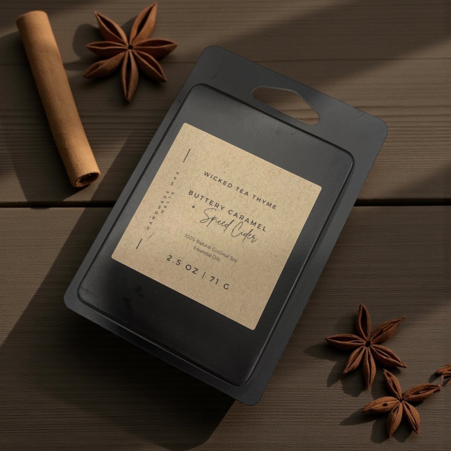 Buttery Caramel + Spiced Cider Wax Melt