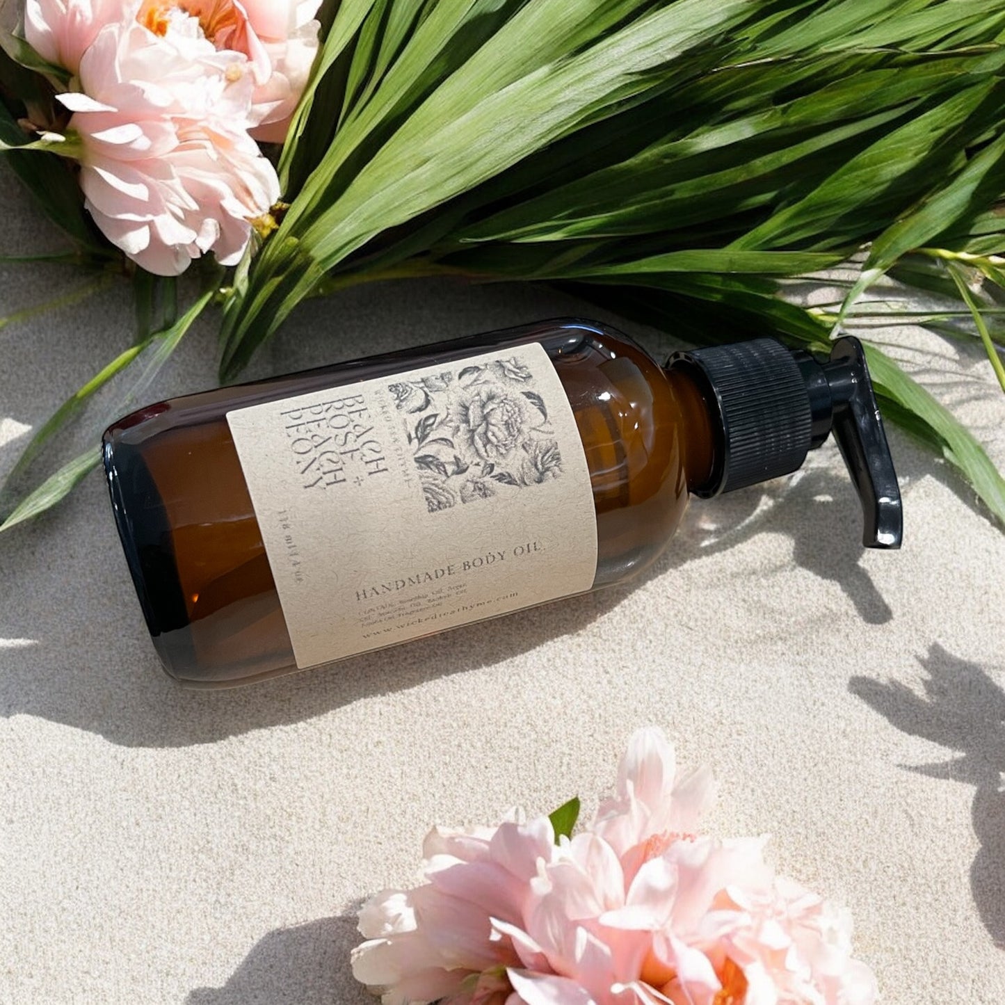 Beach Rose + Peach Peony Body Oil