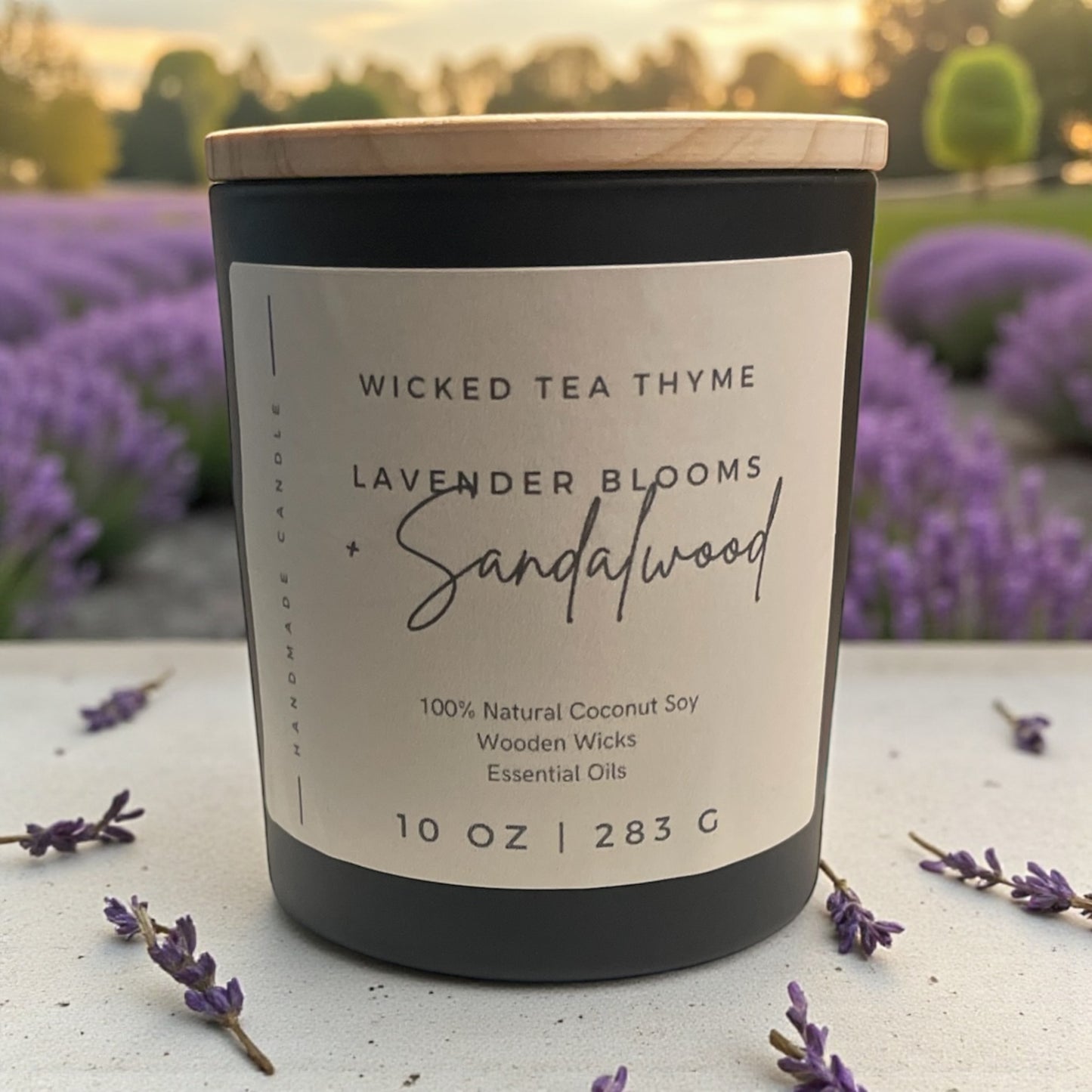 Lavender Blooms + Sandalwood