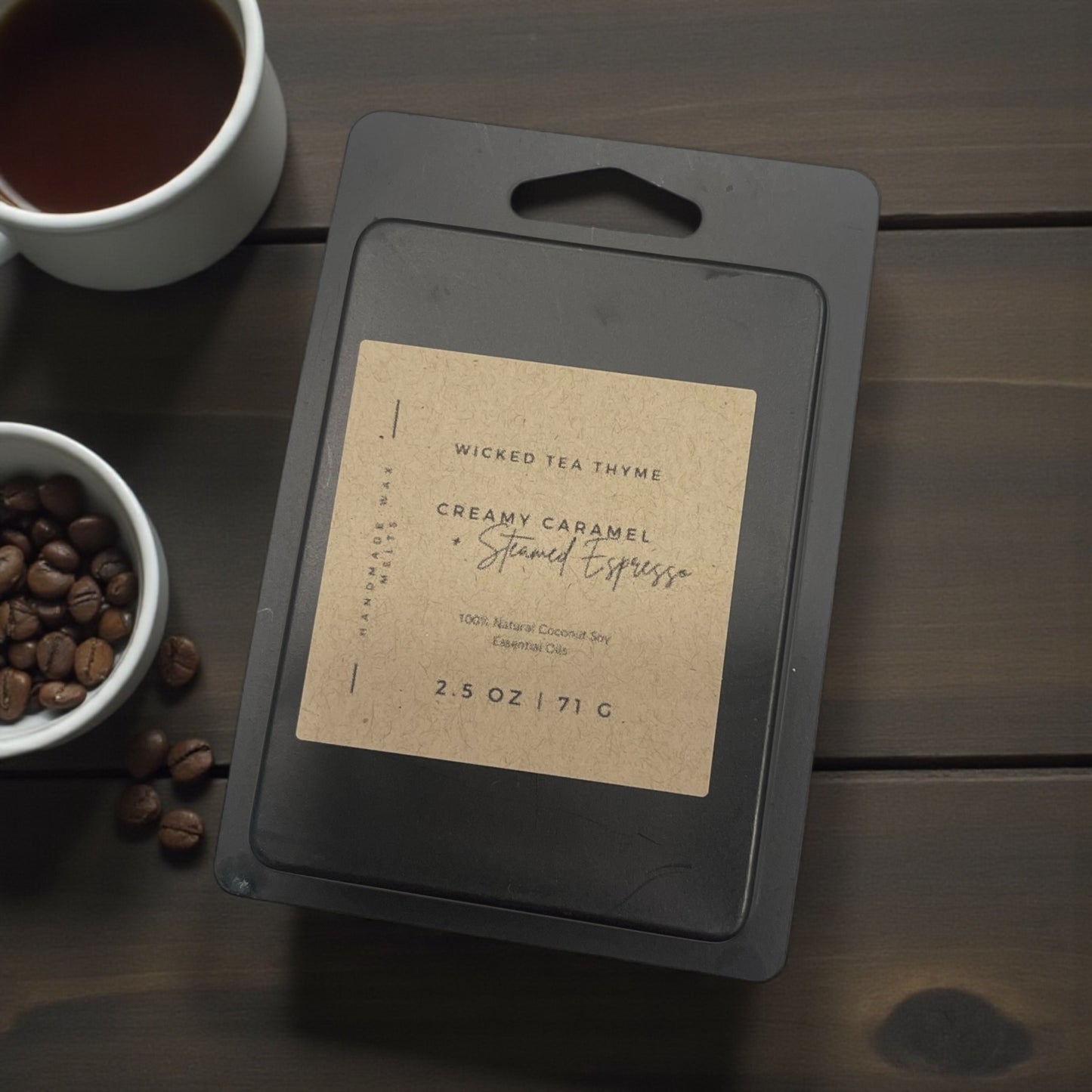 Creamy Caramel + Steamed Espresso Wax Melt