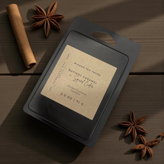 Buttery Caramel + Spiced Cider Wax Melt