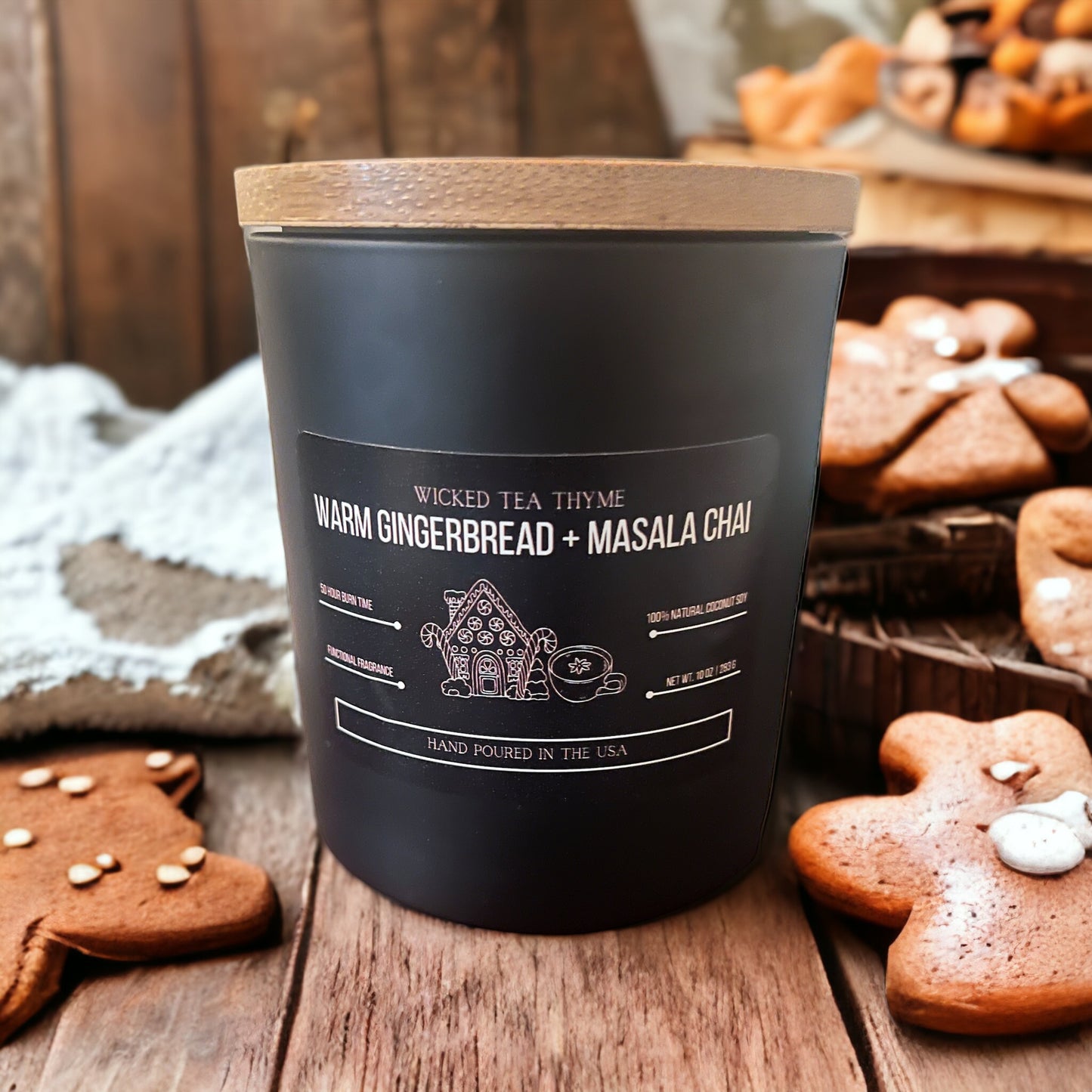 Warm Gingerbread + Masala Chai