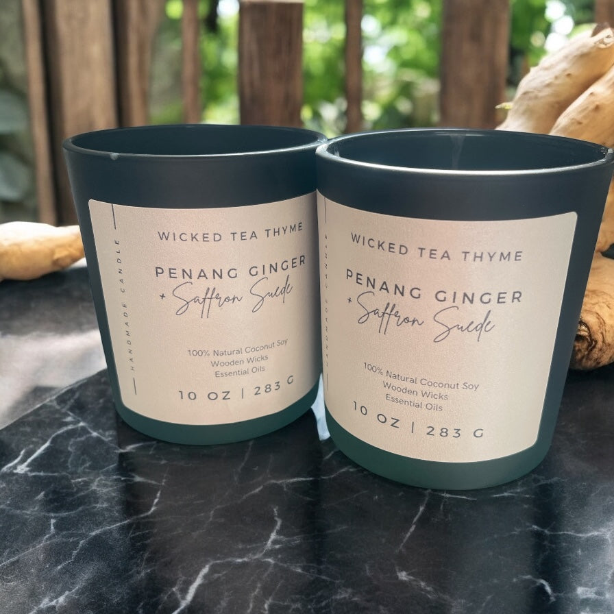 Ginger Penang + Saffron Suede