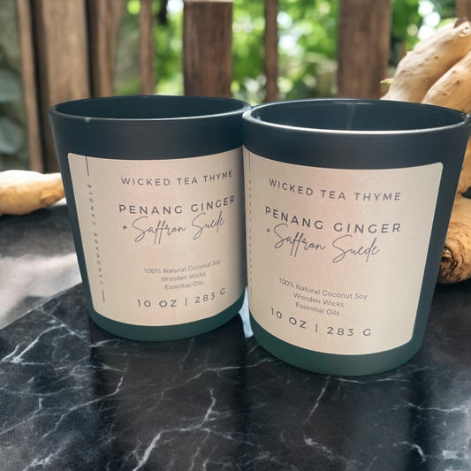 Ginger Penang + Saffron Suede